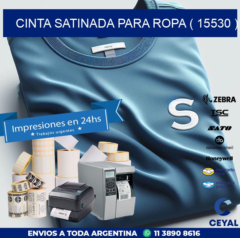 CINTA SATINADA PARA ROPA ( 15530 )