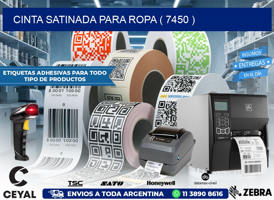 CINTA SATINADA PARA ROPA ( 7450 )