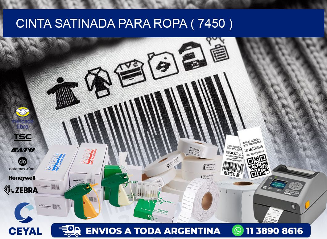CINTA SATINADA PARA ROPA ( 7450 )