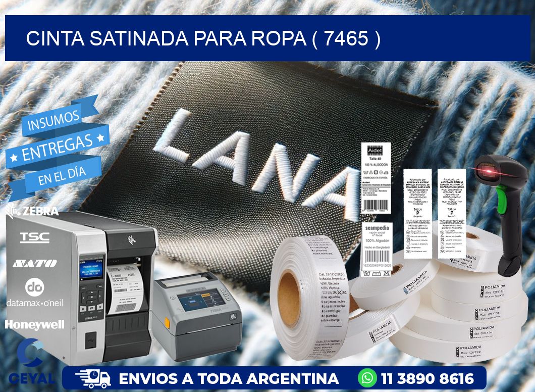 CINTA SATINADA PARA ROPA ( 7465 )
