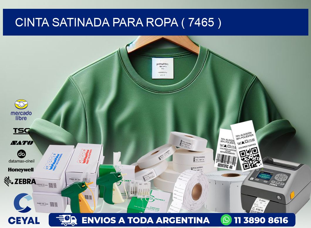 CINTA SATINADA PARA ROPA ( 7465 )