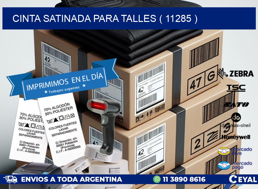 CINTA SATINADA PARA TALLES ( 11285 )