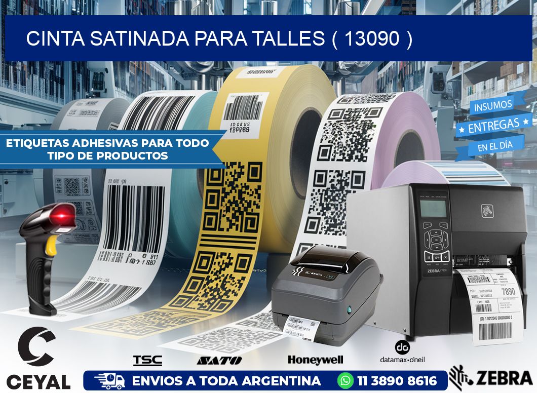 CINTA SATINADA PARA TALLES ( 13090 )