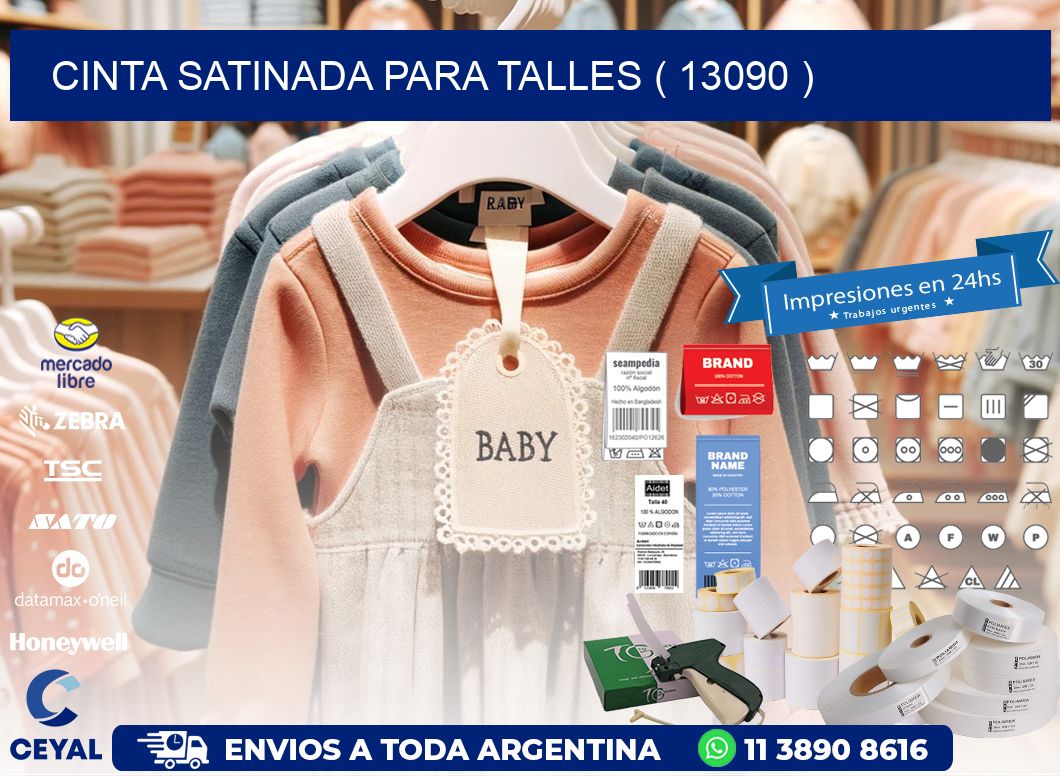 CINTA SATINADA PARA TALLES ( 13090 )