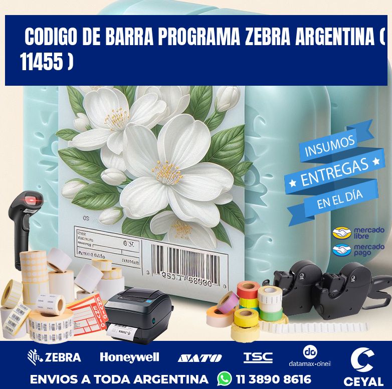 CODIGO DE BARRA PROGRAMA ZEBRA ARGENTINA ( 11455 )
