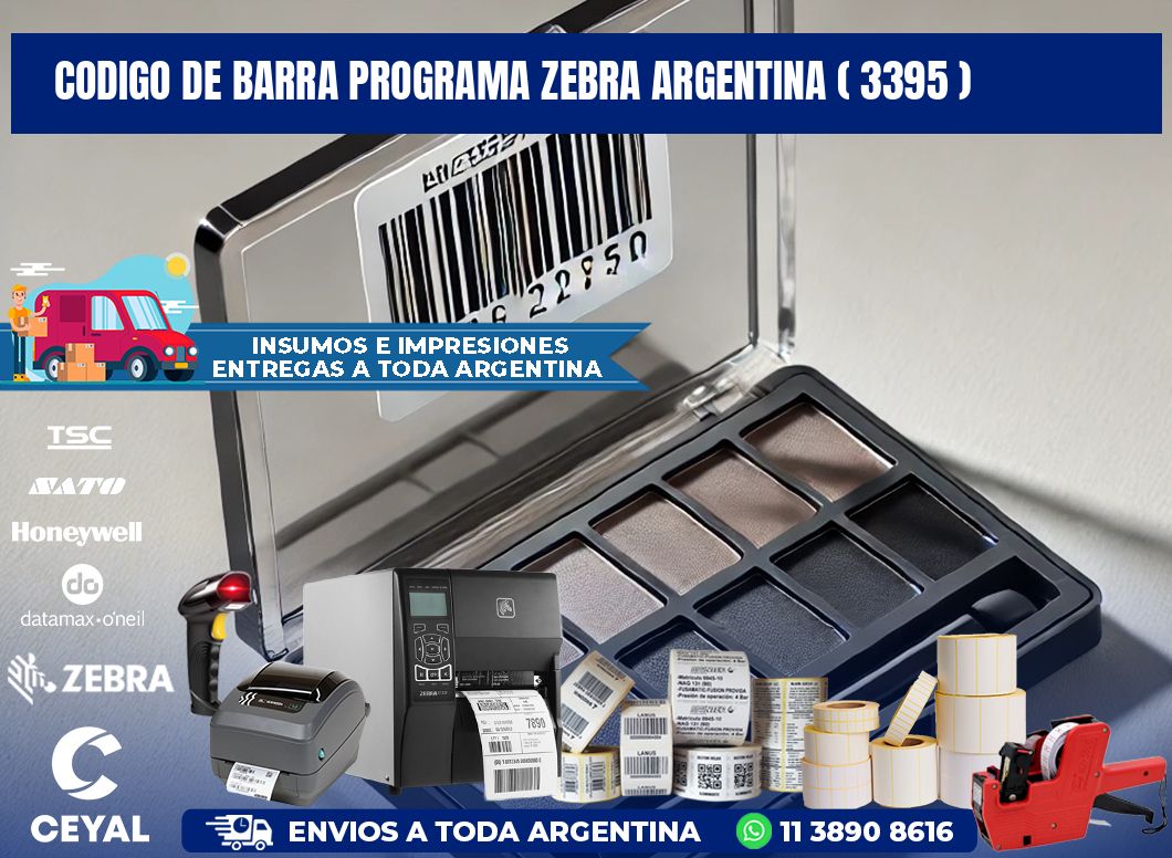 CODIGO DE BARRA PROGRAMA ZEBRA ARGENTINA ( 3395 )