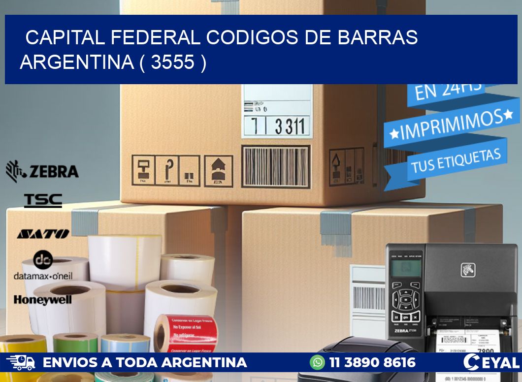 Capital federal codigos de barras argentina ( 3555 )
