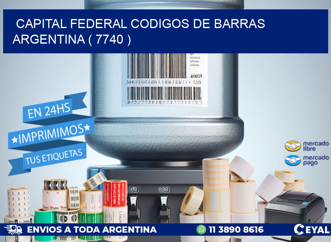 Capital federal codigos de barras argentina ( 7740 )