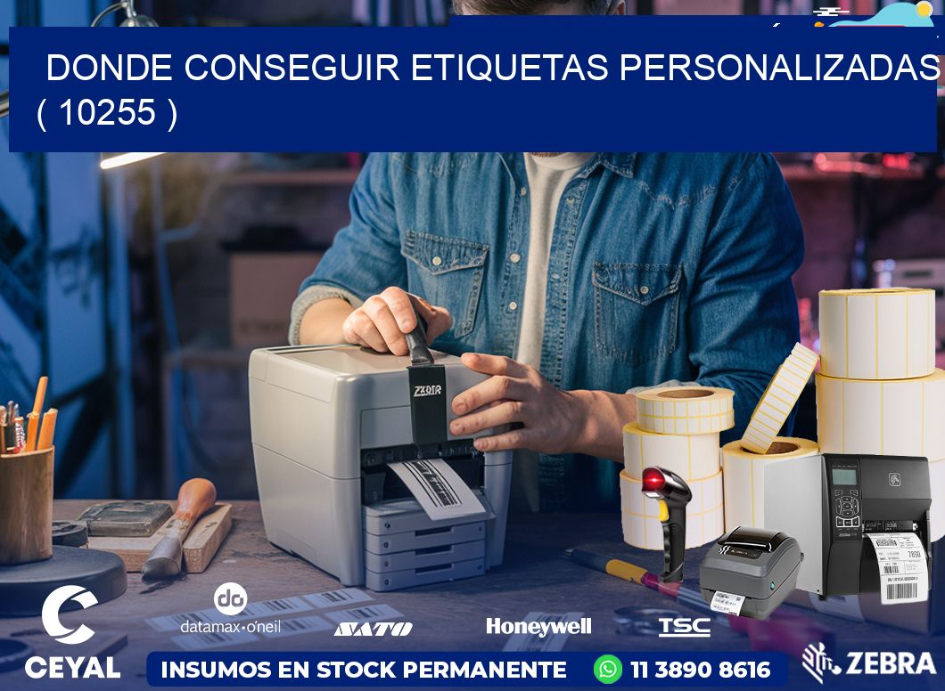 DONDE CONSEGUIR ETIQUETAS PERSONALIZADAS ( 10255 )