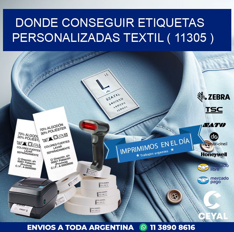 DONDE CONSEGUIR ETIQUETAS PERSONALIZADAS TEXTIL ( 11305 )