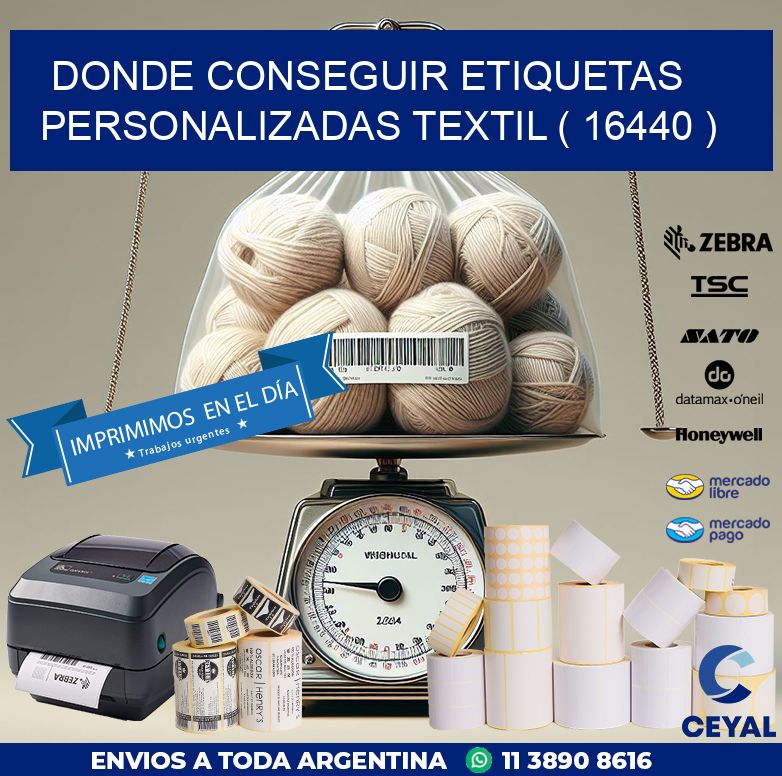 DONDE CONSEGUIR ETIQUETAS PERSONALIZADAS TEXTIL ( 16440 )