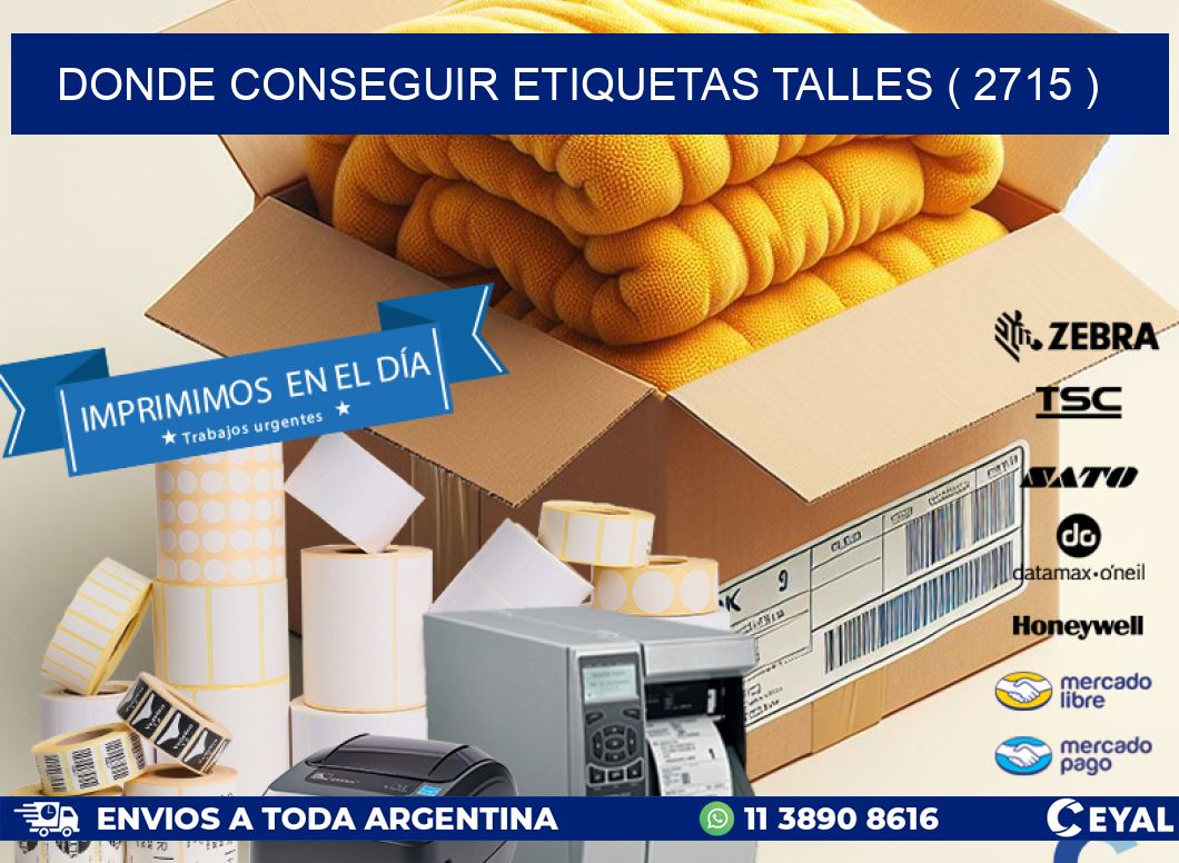 DONDE CONSEGUIR ETIQUETAS TALLES ( 2715 )