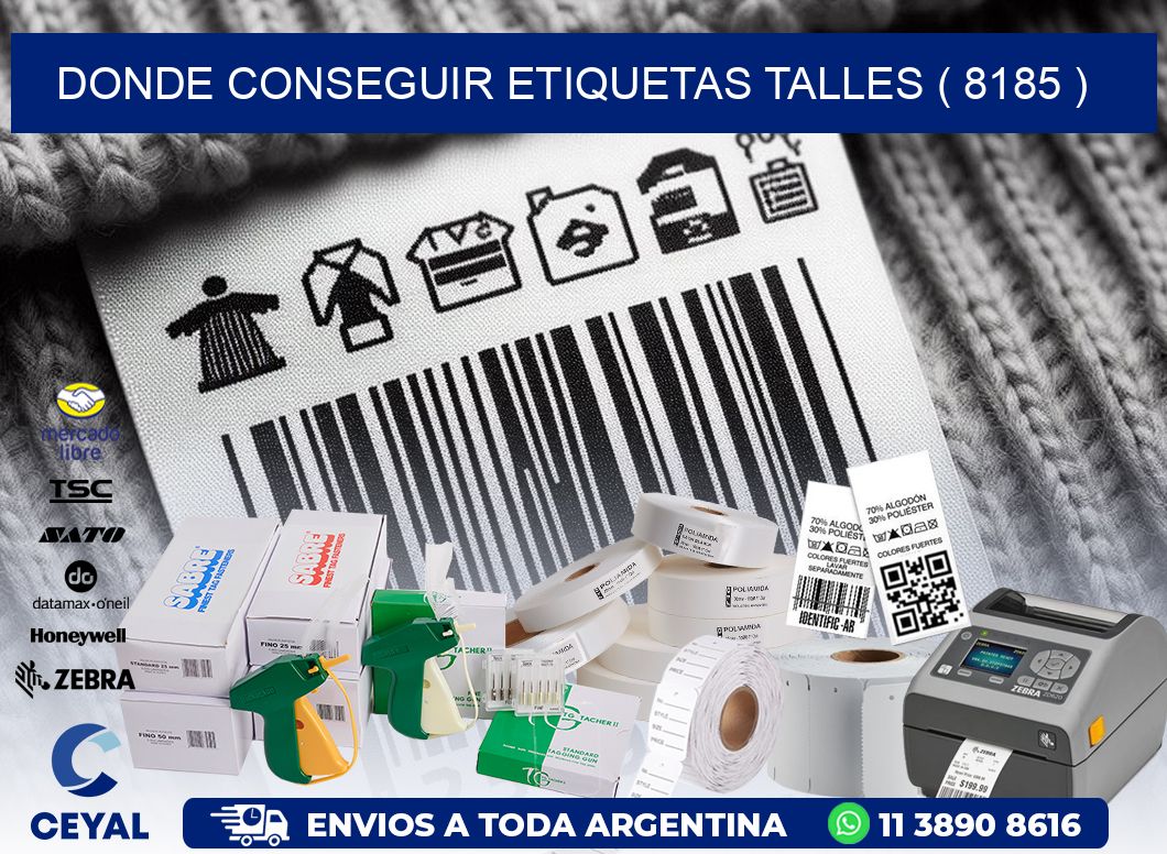 DONDE CONSEGUIR ETIQUETAS TALLES ( 8185 )