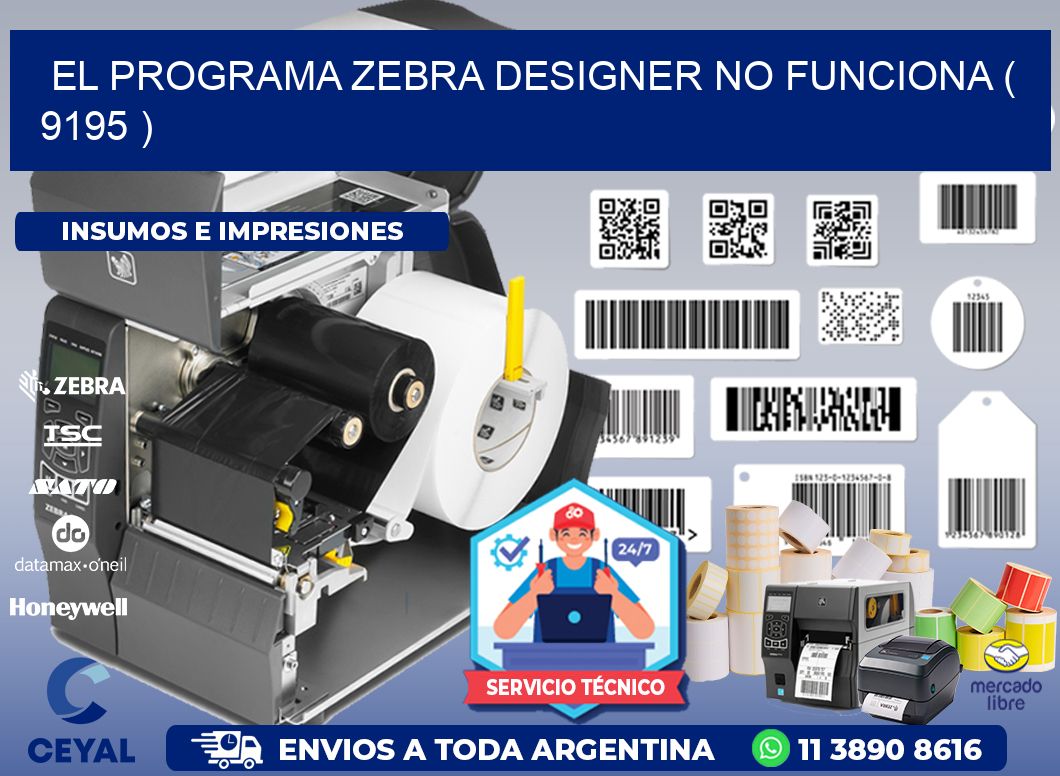 EL PROGRAMA ZEBRA DESIGNER NO FUNCIONA ( 9195 )