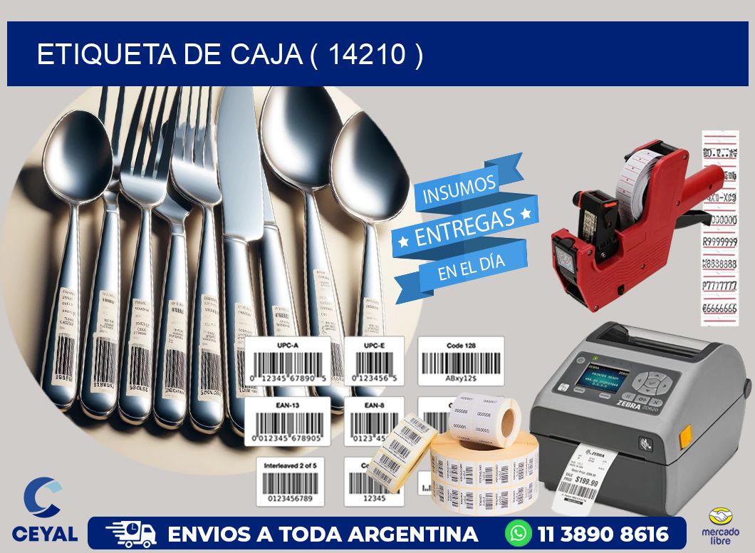 ETIQUETA DE CAJA ( 14210 )