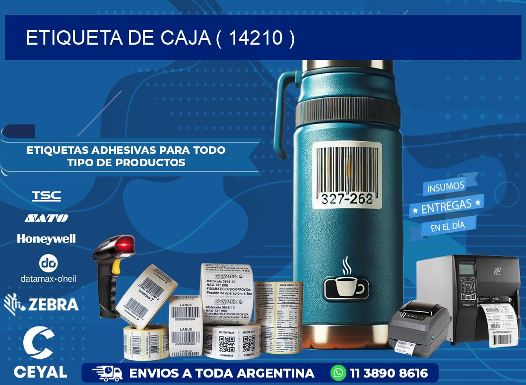 ETIQUETA DE CAJA ( 14210 )