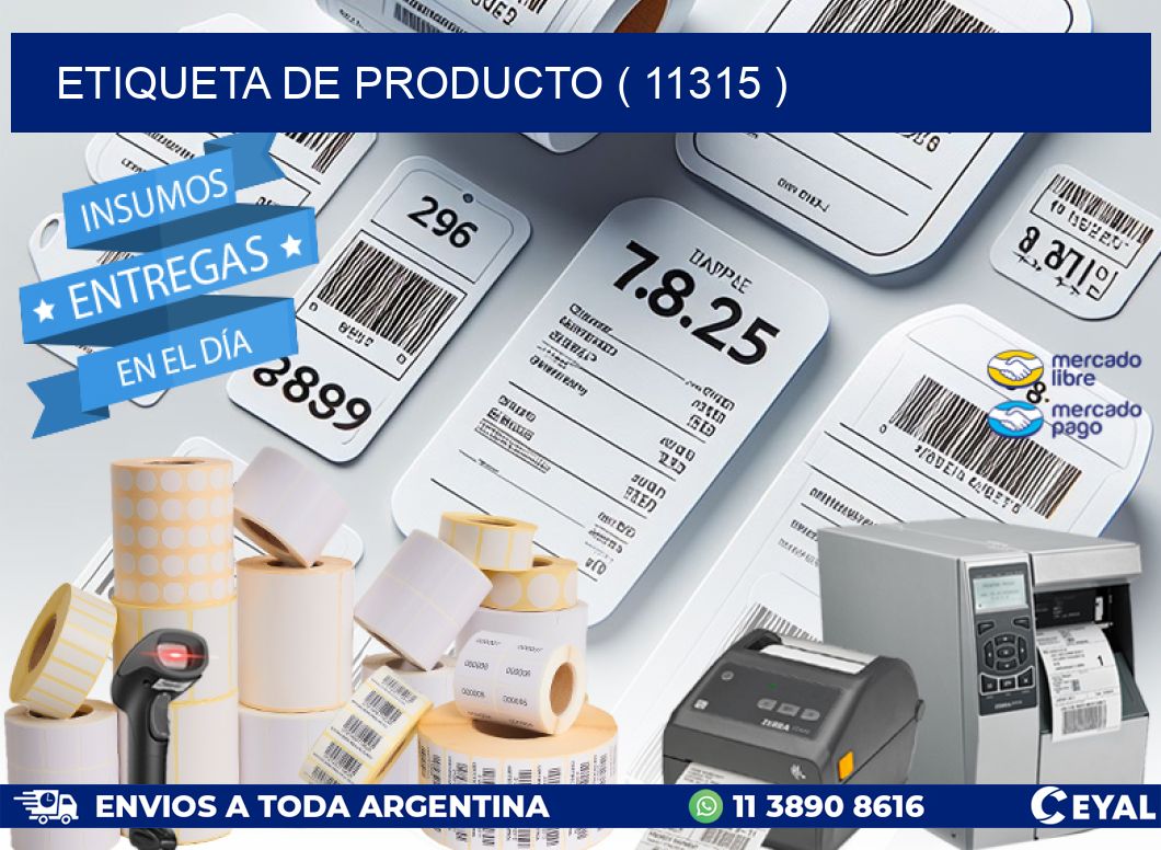 ETIQUETA DE PRODUCTO ( 11315 )