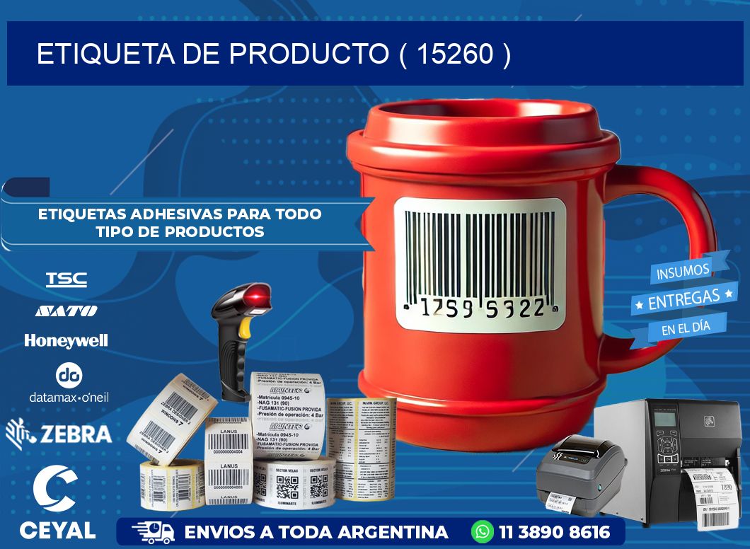 ETIQUETA DE PRODUCTO ( 15260 )