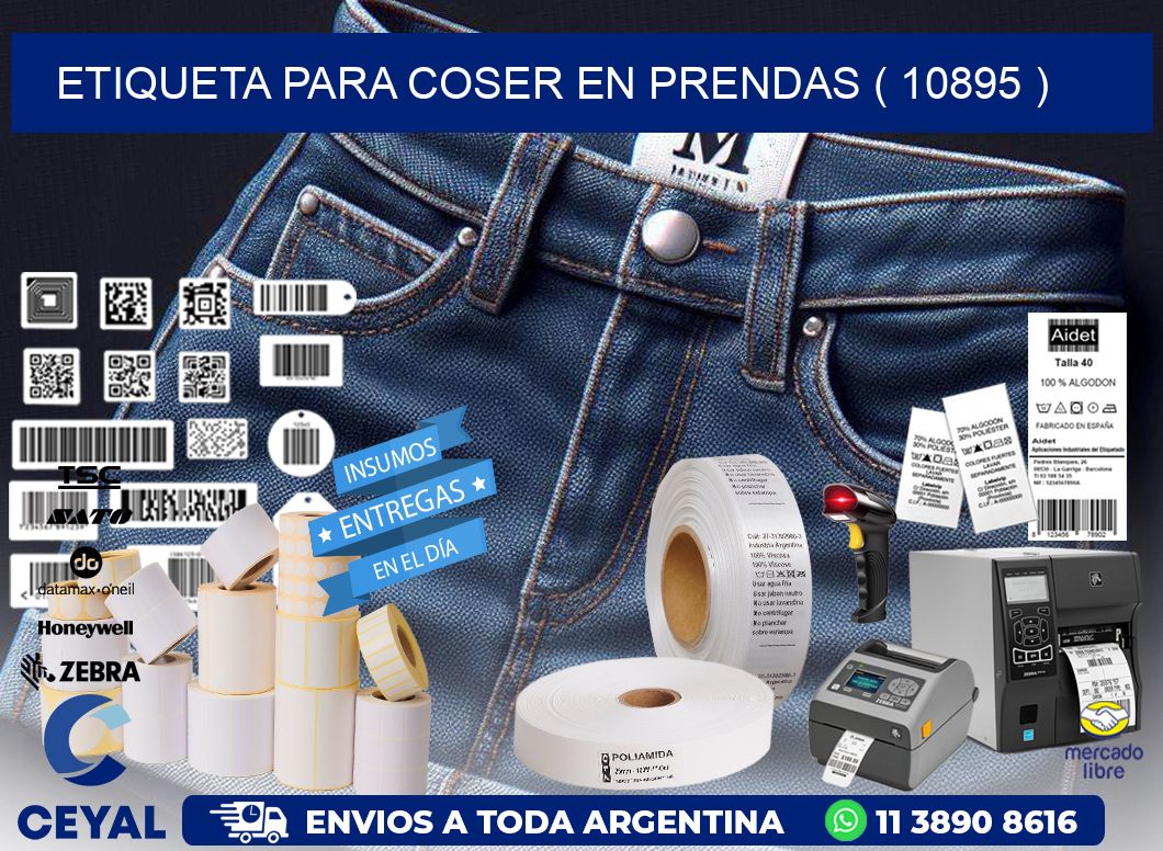 ETIQUETA PARA COSER EN PRENDAS ( 10895 )