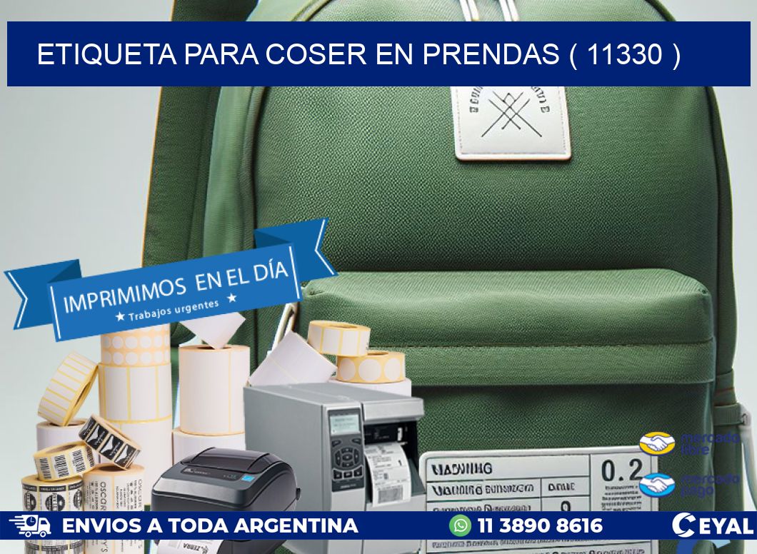 ETIQUETA PARA COSER EN PRENDAS ( 11330 )