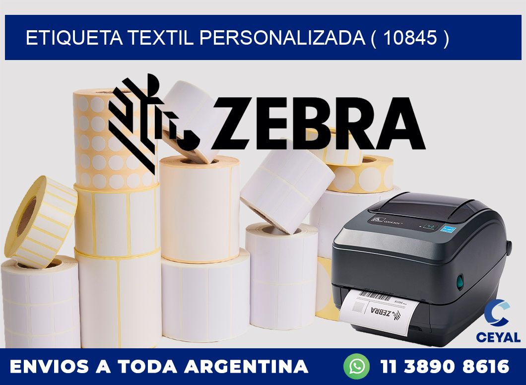 ETIQUETA TEXTIL PERSONALIZADA ( 10845 )