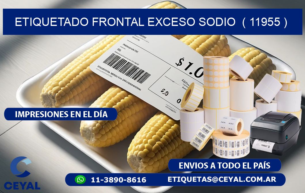 ETIQUETADO FRONTAL EXCESO SODIO  ( 11955 )