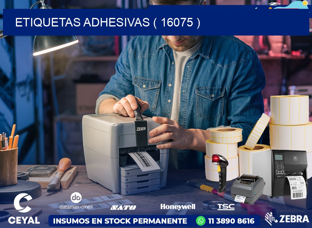 ETIQUETAS ADHESIVAS ( 16075 )