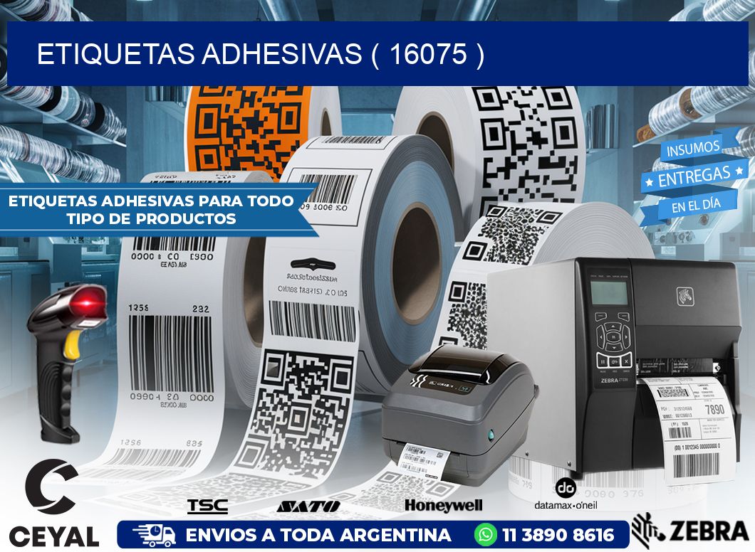 ETIQUETAS ADHESIVAS ( 16075 )