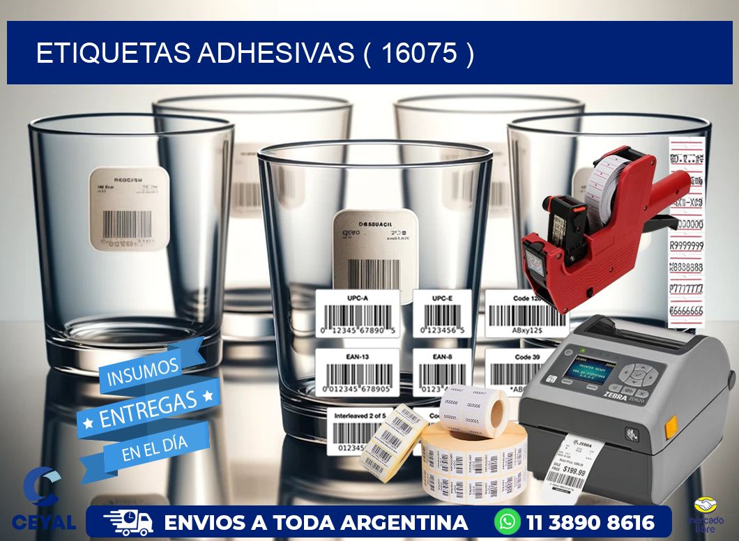 ETIQUETAS ADHESIVAS ( 16075 )