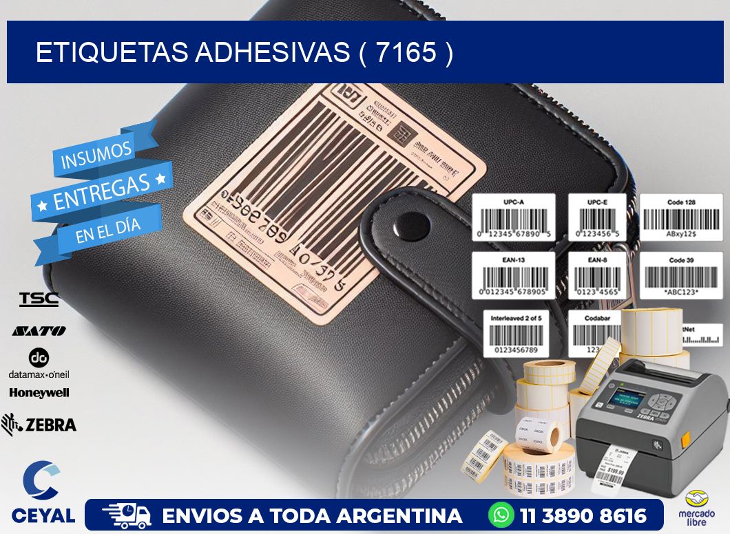 ETIQUETAS ADHESIVAS ( 7165 )