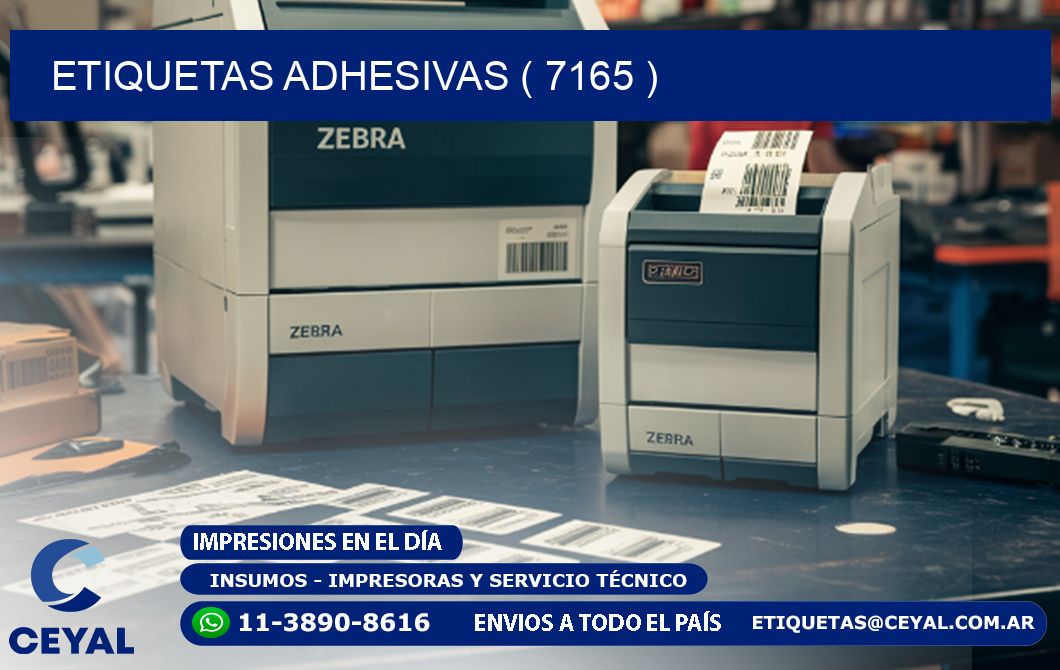 ETIQUETAS ADHESIVAS ( 7165 )