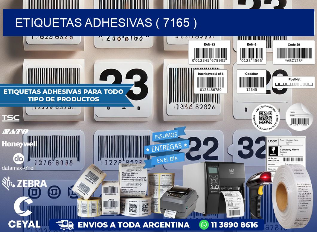 ETIQUETAS ADHESIVAS ( 7165 )