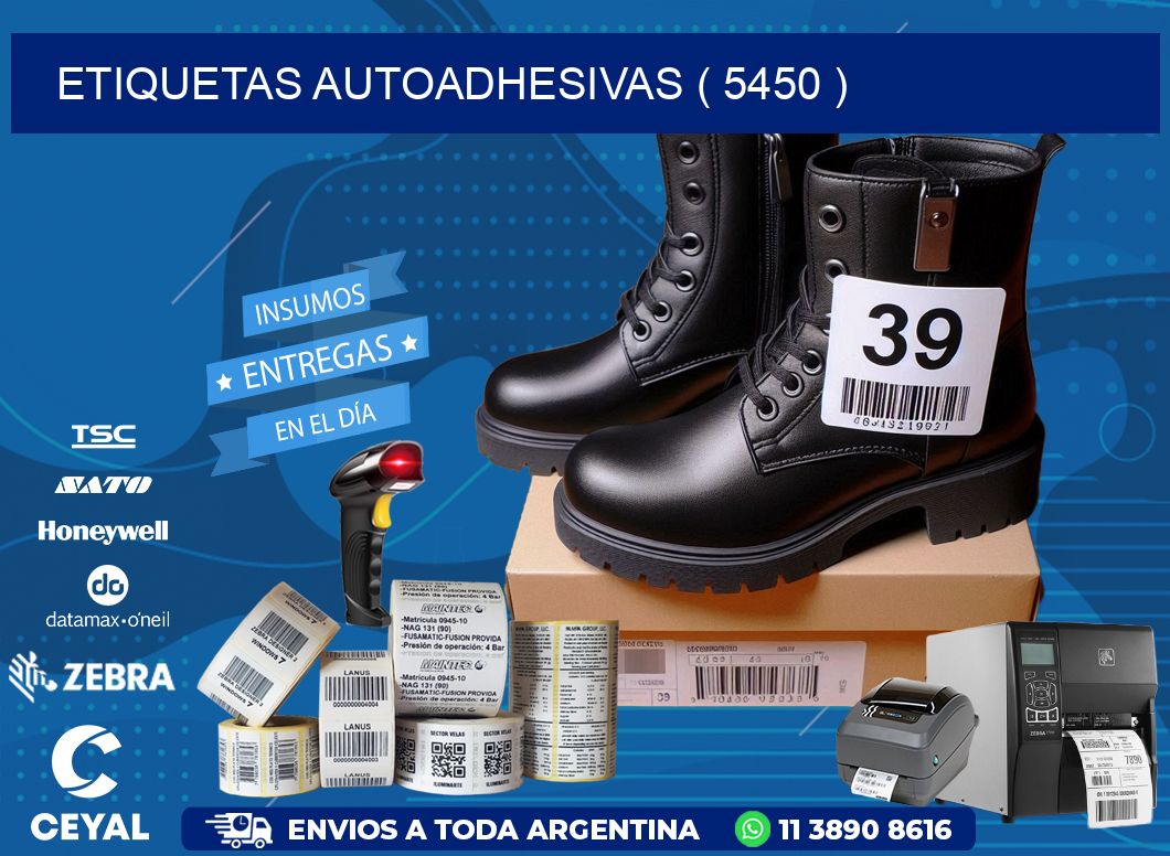 ETIQUETAS AUTOADHESIVAS ( 5450 )