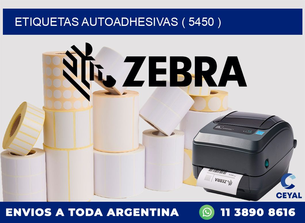 ETIQUETAS AUTOADHESIVAS ( 5450 )