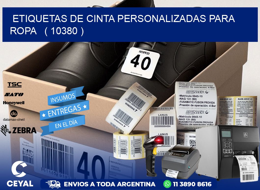 ETIQUETAS DE CINTA PERSONALIZADAS PARA ROPA   ( 10380 )