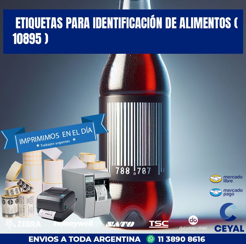 ETIQUETAS PARA IDENTIFICACIÓN DE ALIMENTOS ( 10895 )
