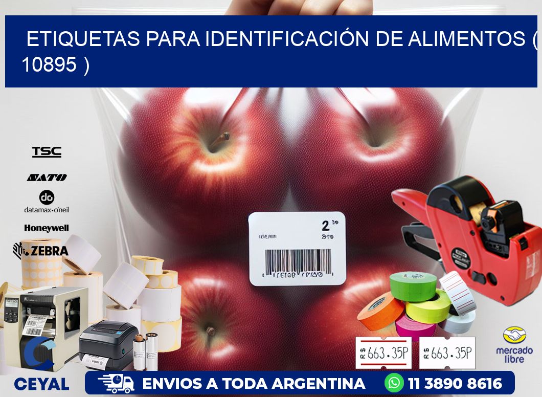 ETIQUETAS PARA IDENTIFICACIÓN DE ALIMENTOS ( 10895 )