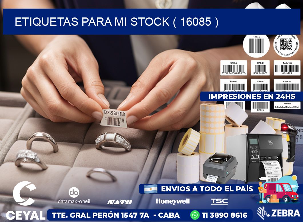 ETIQUETAS PARA MI STOCK ( 16085 )