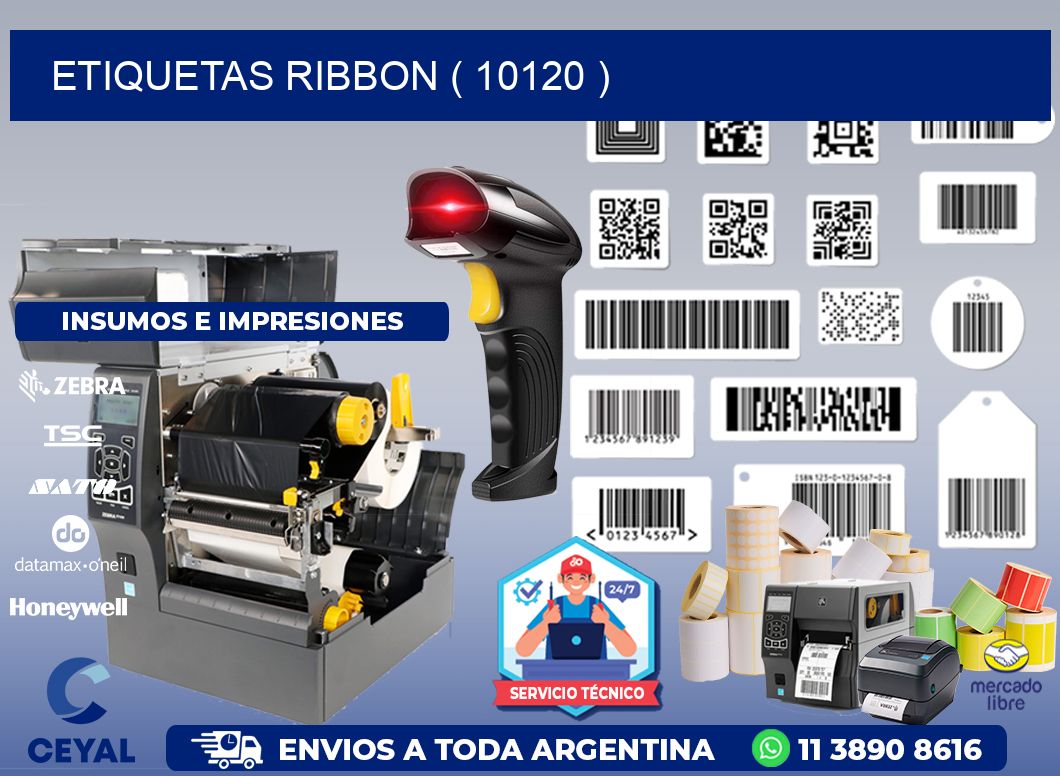 ETIQUETAS RIBBON ( 10120 )