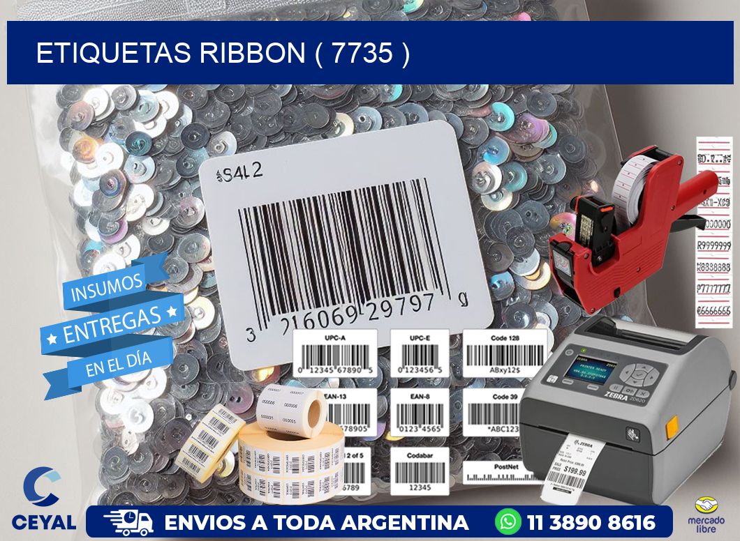 ETIQUETAS RIBBON ( 7735 )