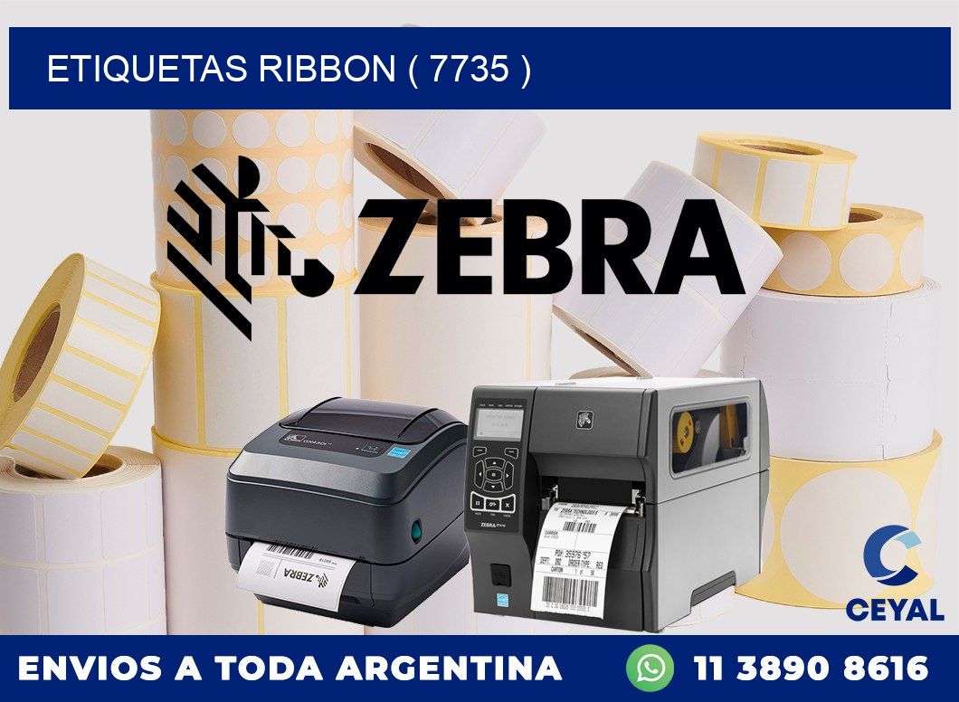 ETIQUETAS RIBBON ( 7735 )