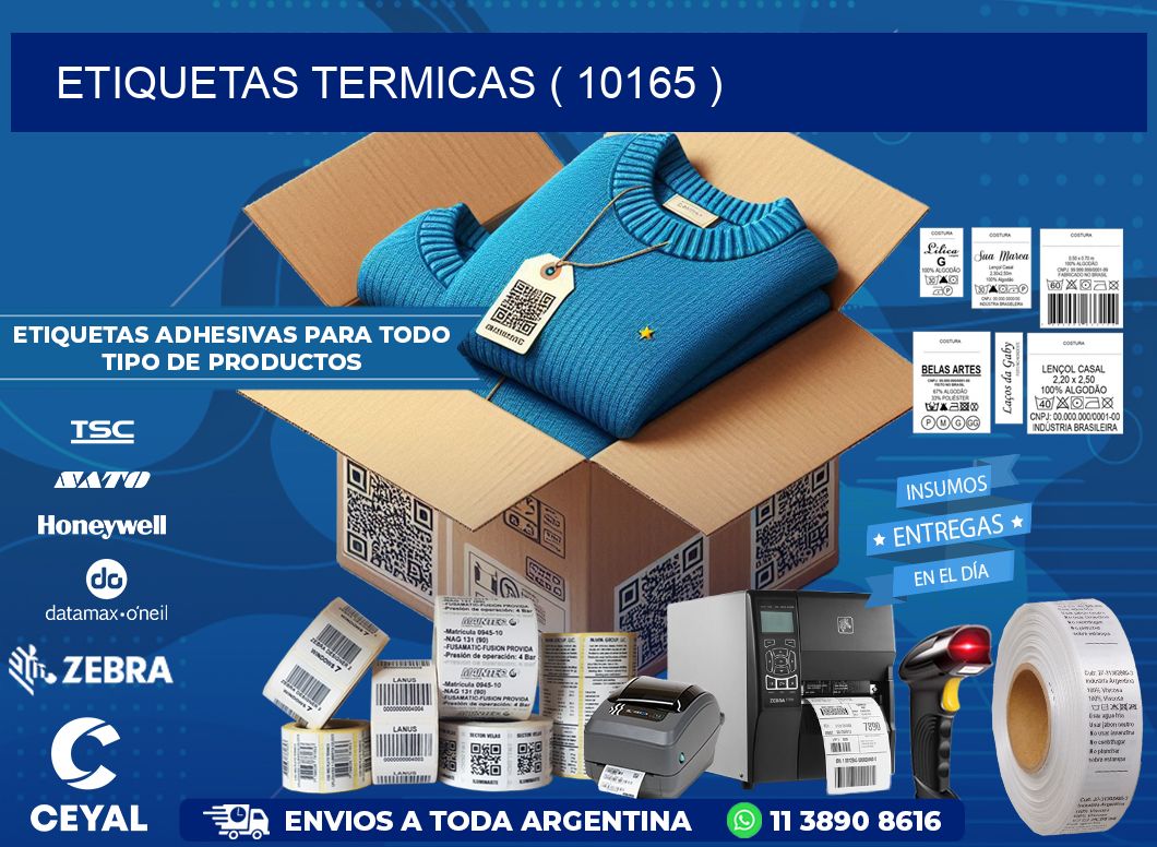 ETIQUETAS TERMICAS ( 10165 )