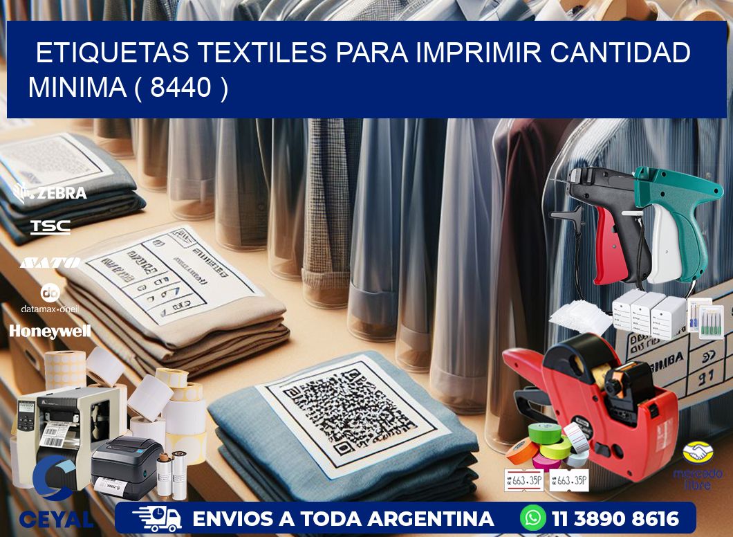 ETIQUETAS TEXTILES PARA IMPRIMIR CANTIDAD MINIMA ( 8440 )