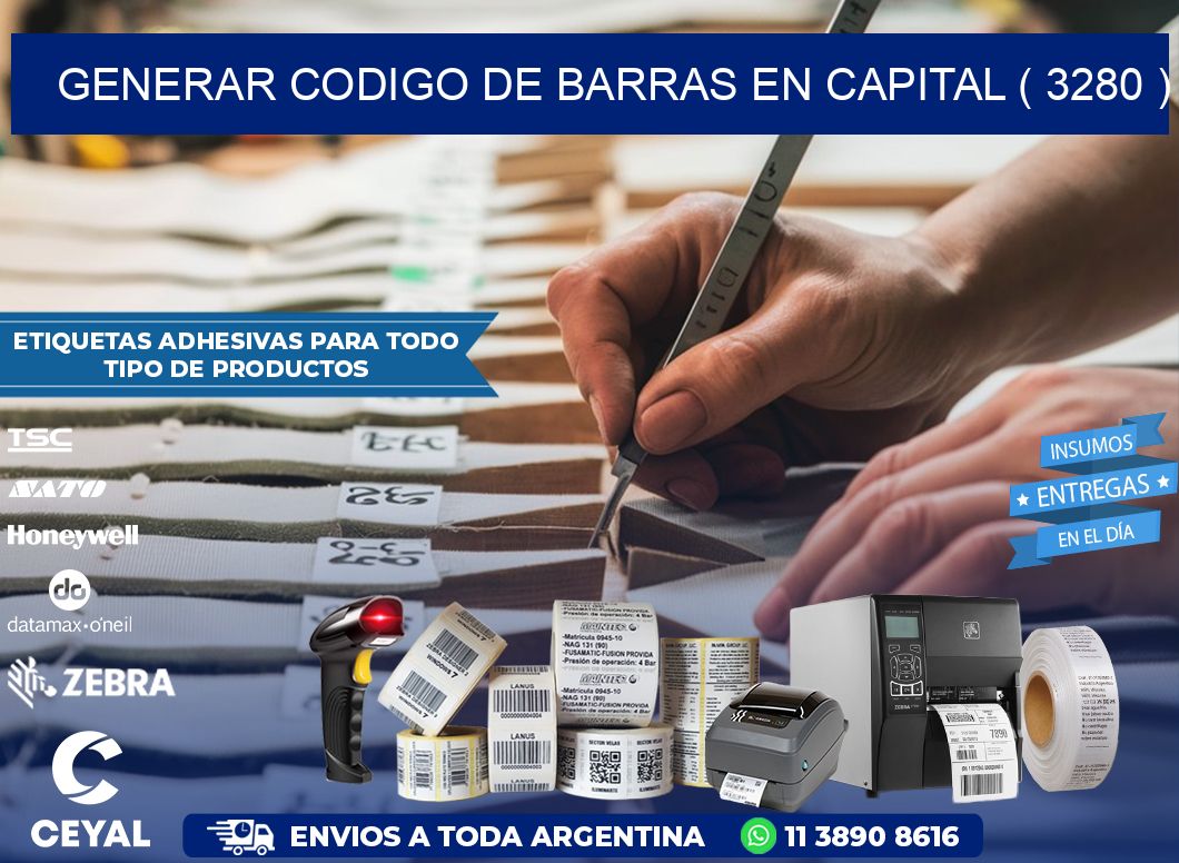 GENERAR CODIGO DE BARRAS EN CAPITAL ( 3280 )