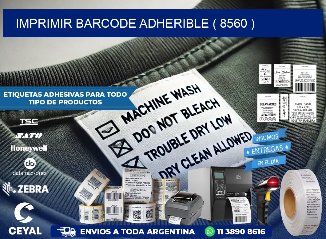 IMPRIMIR BARCODE ADHERIBLE ( 8560 )