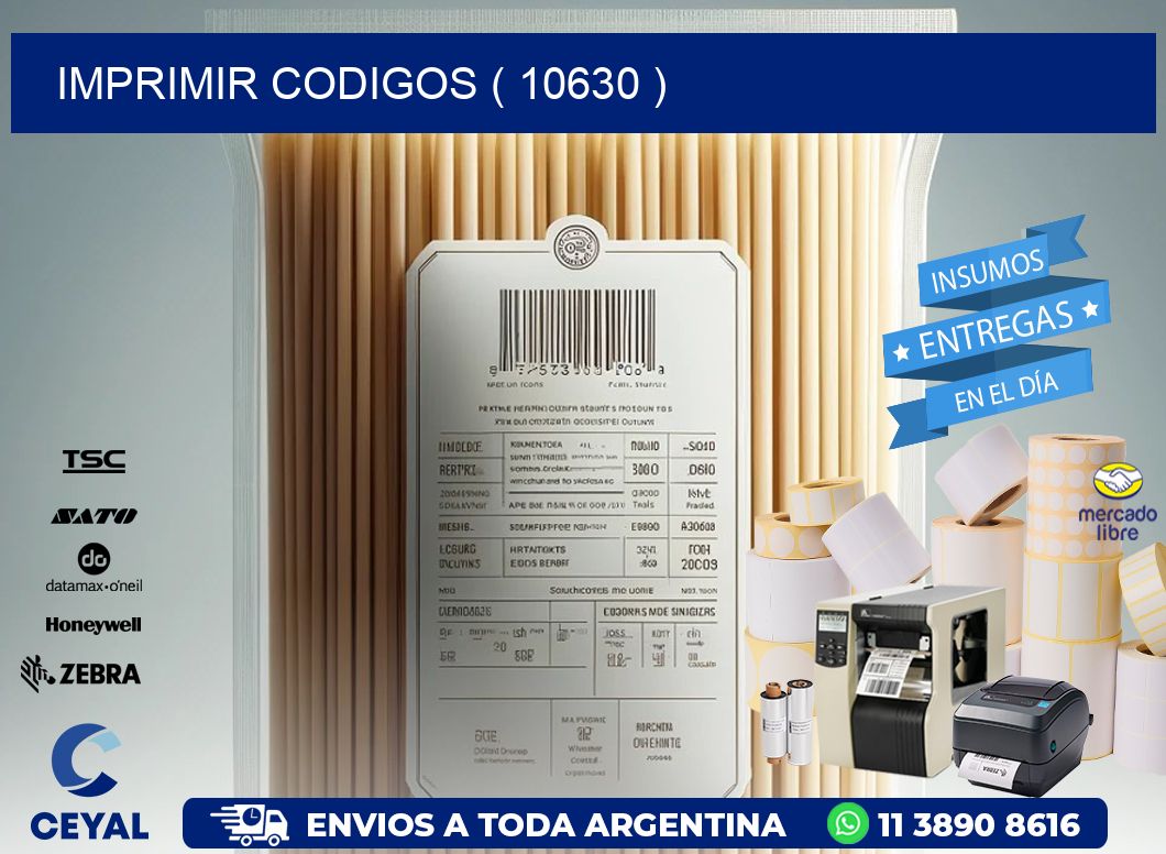 IMPRIMIR CODIGOS ( 10630 )