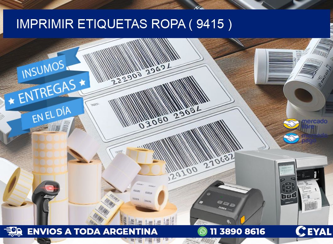 IMPRIMIR ETIQUETAS ROPA ( 9415 )