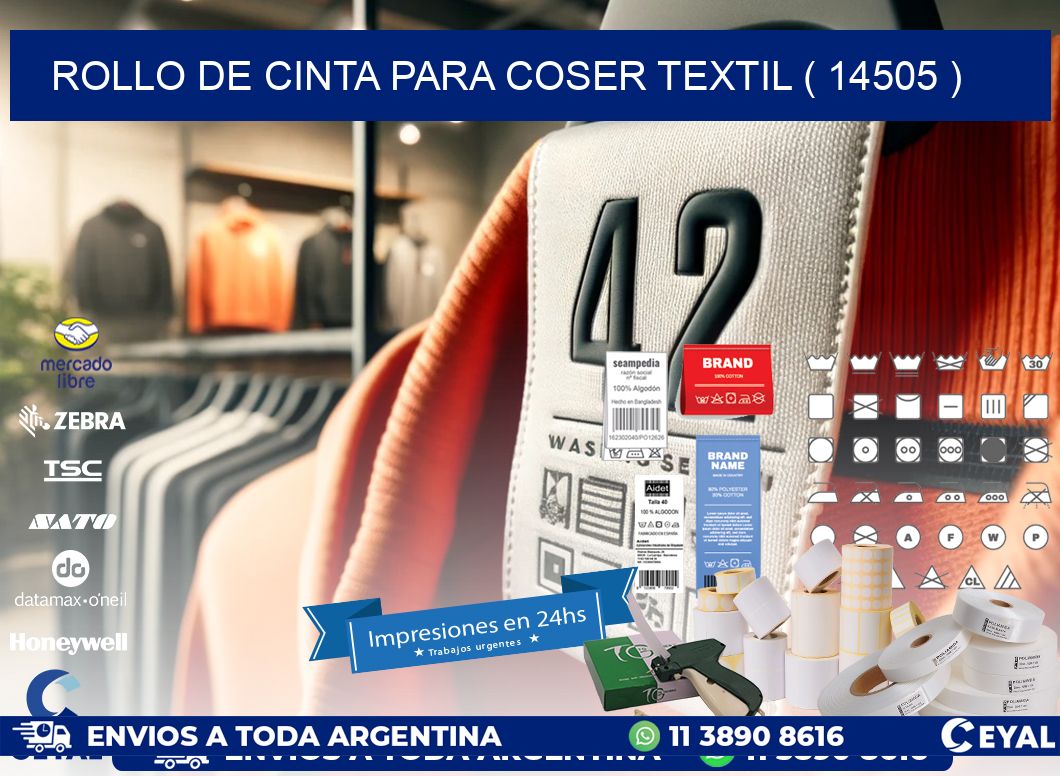 ROLLO DE CINTA PARA COSER TEXTIL ( 14505 )