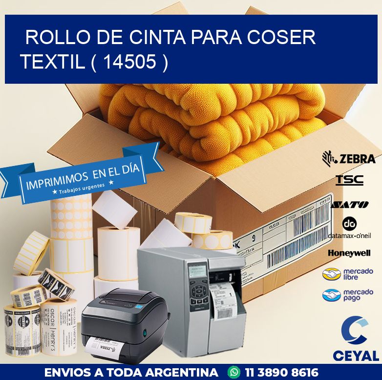ROLLO DE CINTA PARA COSER TEXTIL ( 14505 )