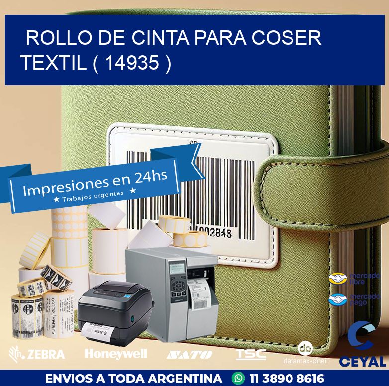 ROLLO DE CINTA PARA COSER TEXTIL ( 14935 )